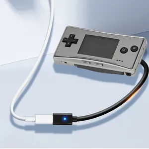 Cable de Carga Tipo C para GBM, Cable de Carga USB-C para <span class=keywords><strong>Game</strong></span> <span class=keywords><strong>Boy</strong></span> <span class=keywords><strong>Micro</strong></span>, Adaptador Macho con Fuente de Alimentación - Product Image 2