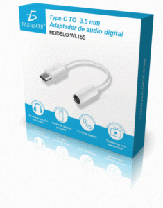 ELE-GATE <b>Type</b>-<b>C</b> To 3.5mm Audio <b>Adapter</b> For Headphones With Microphone Support - Product Image 5