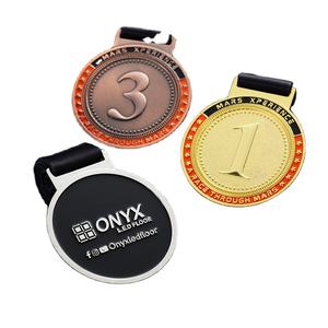 YUESHEN - Entrega Rápida, Medalla de Fútbol 3D Personalizada, Fundición a Presión, Oro, Plata, Bronce, Premio de Karate - Product Image 3