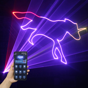 Tùy Chỉnh Chuyên Nghiệp 2W 4W Bluetooth Điện Thoại Di Động Điều Khiển <span class=keywords><strong>DMX</strong></span> Lazer RGB Hoạt Hình Chiếu Ánh Sáng <span class=keywords><strong>Laser</strong></span> Cho DJ Disco Đám Cưới - Product Image 3