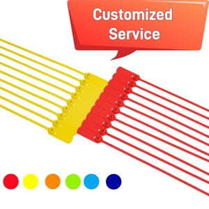 Sceau de sécurité en plastique jetable HS-PS 6002 pour colis de messagerie, courrier et transport de marchandises - Product Image 5