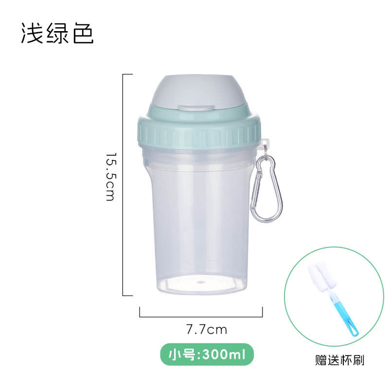 สีเขียวอ่อน 300มล. (รวมแปรงถ้วย)