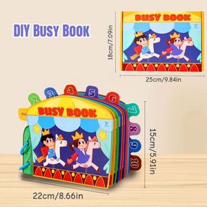 Juguetes Educativos Sensoriales para Niños en Edad Preescolar, para el Aprendizaje del Número y los Colores, Conceptos Básicos, Libro de Actividades para Autismo - Product Image 6