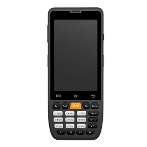 Escáner de huellas dactilares PDA con lector de código de barras láser 1D 2D inventario PDA terminal de datos móviles terminal de impresora PDA