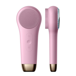 Brosse Nettoyante Électrique Vibrante Sonique à Lumière Bicolore pour Massage Facial, Nettoyage Profond des Pores, Étanche en Silicone pour le Nez et les Mains – Meilleure Vente - Product Image 1