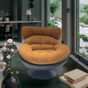 Canapé en tissu unique de luxe, fauteuil de salon, chaise longue en tissu, siège - Product Image 6