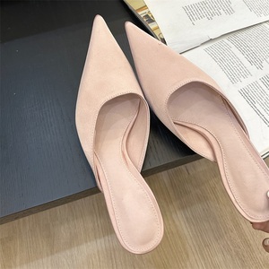 Sandalias de Tacón Alto de Lujo para Mujer, Punta Puntiaguda, Cómodas y Fáciles de Poner, para Verano y Primavera, Tendencia de Moda - Product Image 4