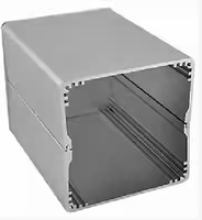 Boîtiers d'amplificateur en aluminium extrudé 6063 à corps divisé IP54, boîtiers d'amplificateur de puissance métalliques personnalisés, boîtiers électroniques pour PCB