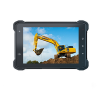 Tablette PC industrielle robuste de 7 pouces IP67 Android 12.0 pour véhicules, mines et excavatrices avec WIFI/GPS/BT/4G RS232 CANBUS GPIO RJ45 RS485 ACC