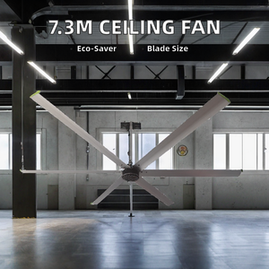 Ventilador de Techo Industrial HVLS Bonawind de 24 Pies, Motor EC de 55 RPM, Ventilación de Gran Área, Ventilador Comercial de Techo - Product Image 5