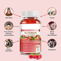 Complément de citrate de magnésium en gommes, poudre et capsules, marque privée OEM, pour la santé des os et des muscles chez l'adulte