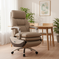 Chaise de bureau exécutive en cuir au design moderne, chaise de massage, chaise de jeu pour le corps entier
