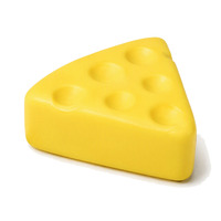 Jouet anti-stress en forme de tranches de fromage, jouet sensoriel souple en TPR, simulation alimentaire, jouet de décompression pour enfants et adultes
