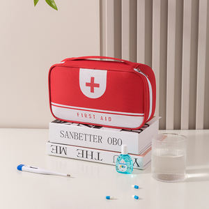 Sac de médecine portable pour les voyages d'affaires et les trousses de premiers soins de voyage organisateur de voyage compact sac de rangement de médicaments pour l'urgence - Product Image 2