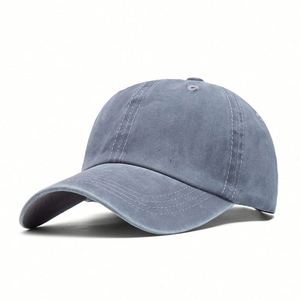 Wholesale Solid Color Unstructured <b>Plain</b> Distressed <b>Baseball</b> <b>Cap</b> Custom - Product Image 4