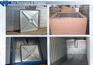 Réservoir d'eau de 50 000 l, réservoir d'eau en acier pressé, réservoir d'eau rectangulaire - Product Image 3