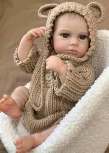 Muñeca <span class=keywords><strong>de</strong></span> Vinilo Alemana R&B Rebirth Body Pull, Mini Muñeca <span class=keywords><strong>de</strong></span> Juguete <span class=keywords><strong>de</strong></span> <span class=keywords><strong>Silicona</strong></span> Barata para Recién Nacidos, 17 cm - Product Image 3