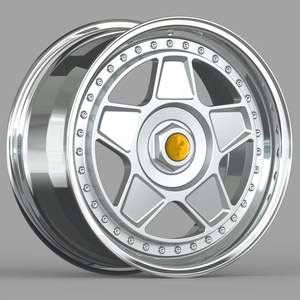 Bolun Custom High Quality Passenger Car Wheels Deep Dish 2 Piece Polish Lip for <strong>Ferrari</strong> <strong>F40</strong> 18*8.5 Inch 5X108 Alloy Rim - Product Image 3