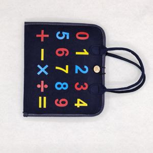 Commercio all'ingrosso giocattolo sensoriale blu tessuto occupato attività di apprendimento con alfabeto animale per il bambino - Product Image 3