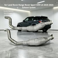 Sonicdiy Heat Shield SS304 Downpipe Exhaust pour Range Rover Sport SVR 5.0L 2019-2023, Performance de course à haut débit