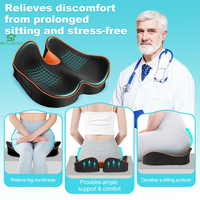 Coussin de siège de voiture personnalisé pour le coccyx, orthopédique, confortable, en mousse à mémoire de forme, ergonomique, soulageant la pression et la douleur