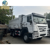 La Chine Sinotruk HOWO 6x4 10 roues 15ton 8x4 camion à benne basculante 30 tonnes 12 roues 375HP 371 utilisé Dumper lourd camion à benne basculante prix de vente