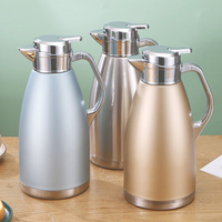 Thermos isotherme en acier inoxydable 304 de grande capacité (2,3 litres), bouilloire à thé, cafetière, carafe de voyage, bouteille isotherme LC