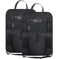 Organizador de Asiento de Coche, Organizador Multiusos Duradero para el Respaldo del Asiento del Coche, Bolsa de Almacenamiento Lavable para el Asiento del Coche, Caja de Almacenamiento para el Respaldo del Asiento