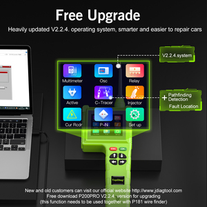 Mới nhất hệ thống topdiag P200 <span class=keywords><strong>Pro</strong></span> Auto <span class=keywords><strong>Circuit</strong></span> Tester 12-24V mạch điện probe Kit Xe máy xúc Điện áp kháng Relay Tester - Product Image 4