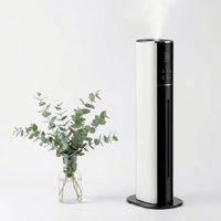 Humidificateur ultrasonique en plastique purificateur UV silencieux 36 dB de conception industrielle 9L pour laboratoire, atelier et salle de précision