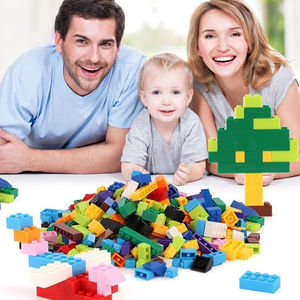 500/1000 pezzi blocchi ABS mattoni di plastica per bambini Kit didattico per bambini compatibile con piccole particelle di blocchi di costruzione set di giocattoli - Product Image 6