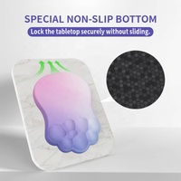 Ensemble clavier et souris PORON avec repose-poignets en mousse à mémoire de forme antidérapante, personnalisable, pour le gaming et le bureau, en stock