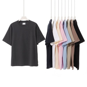 เสื้อยืดแขนสั้นคอตตอนแท้ 280 กรัม ดีไซน์ใหญ่ ทรงหลวม แบรนด์แฟชั่นผู้ชาย สีขาวล้วน ขายส่ง - Product Image 3