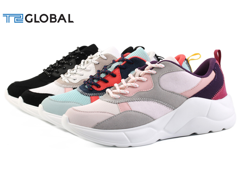 GT-21246W, зимний и осенний женский свитер, стильный 2020, женская обувь, оптовая продажа, визуально увеличивающие рост; Разноцветные PU туфли из сетчатого материала; Спортивная обувь; Женская обувь