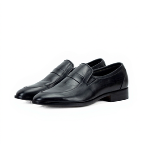 Mocassins en cuir faits main pour hommes, fabrication sur mesure avec logo personnalisé, pour le bureau, la carrière, les affaires - Product Image 1