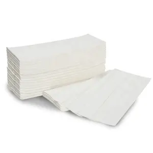 Virgin 2ply เครื่องจ่าย C พับกระดาษเช็ดมือสำหรับห้องน้ำ