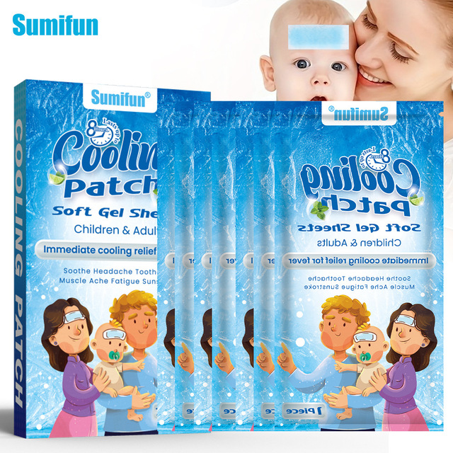 OEM/ODM Private Label Fever Cooling Gel Patch Wholesale Professional Grade Hydrogel Relief Sheets for Kids & Adults