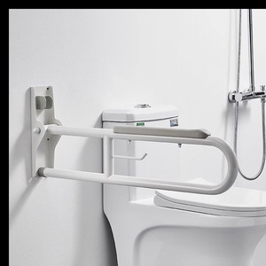 <b>Grab</b> <b>Bar</b> Wall Mounted Stainless Steel 700mm Orange Anti-Slip For Elderly And Disabled - Product Image 5