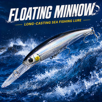 XIDIAOYU Grandes leurres de pêche au thon Minnow lourds et coulants, pour la pêche en eau profonde, Pesca 72g 46g 32g, leurres de pêche à la traîne pour gros gibier