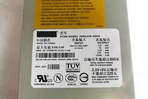 Bloc d'alimentation PSU pour serveur, 600W, pour Dell PowerEdge <span class=keywords><strong>6600</strong></span>, 7000236, 0000 - Product Image 3