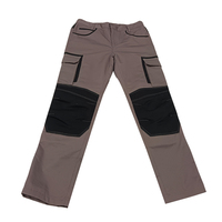 Pantalon de protection anti-coupure Sturdyarmor gris et noir pour tronçonneuse, protection des jambes pour les travailleurs forestiers et les sites de coupe de bois