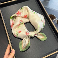Bandana en soie personnalisé avec logo, respirant, pour l'été, couvre-chef, bandana personnalisé pour le lieu de travail, accessoire de mariage