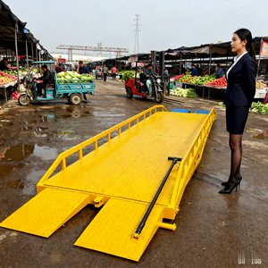 Hot Selling <strong>Adjustable</strong> 6T 8T 10T Mobile <strong>Dock</strong> Leveler <strong>Container</strong> <strong>Loading</strong> <strong>Ramp</strong> with Motor High Load Capacity - Product Image 6