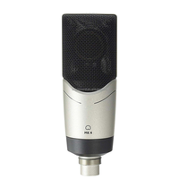 Microphone de batterie professionnel cardioïde à condensateur MK4 pour karaoké, instrument, scène, performance, filaire, en métal