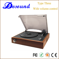 Gramophone rétro, platine vinyle, lecteur de disques, lecteur de disques vinyle LP, lecteur de disques vinyle à fonctions complètes, en plastique