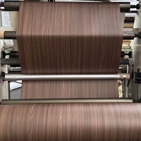 Film décoratif PVC grain de bois super mat pour panneaux MDF et WPC, membrane de laminage plat sous vide pour portes et armoires
