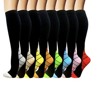 Cmax 2024 Unisex Cycling Socks Knee High Sports Compression Breathable Knitted Design ODM Supply For Tour Of France