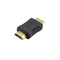 Adaptor HDMI Mini mikro HDMI Pria Wanita, konektor sudut kanan 90 270 derajat HDMI 1 ke 2 Adaptor