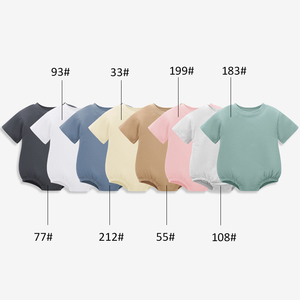 Baju Bayi Onesie 100% Katun Organik, Romper Bayi Ukuran Besar Polos - Product Image 3