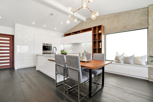 Juego completo CBMmart, paquete de 2 gabinetes de cocina pequeños, armarios de cocina integrados, gabinete de cocina negro con acabado de laca mate - Product Image 4